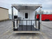 8.5 x 22 White Concessions Food Trailer