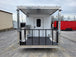 8.5 x 22 White Concessions Food Trailer