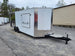 8.5 x 22 White Concessions Food Trailer