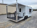 8.5 x 22 White Concessions Food Trailer