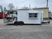 8.5 x 22 White Concessions Food Trailer