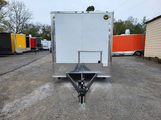 Concession Trailer 8.5' X 18' White Food Event Catering - SLE Equipment - 2