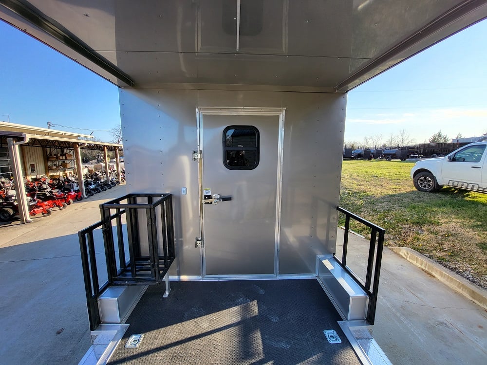 8.5 x 22 White Concessions Food Trailer