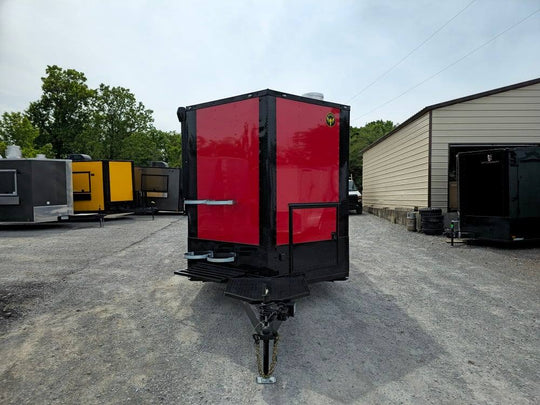 Concession Trailer 8.5' X 24' Red W Blackout Food Event Catering - SLE Equipment - 2