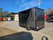 8.5' X 12' Charcoal Special Effects Enclosed Trailer - SLE Equipment - 18
