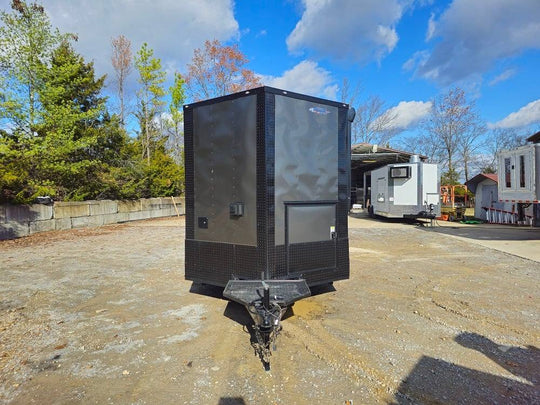 8.5' X 24' Charcoal Hair and Makeup Movie Trailer - SLE Equipment - 2