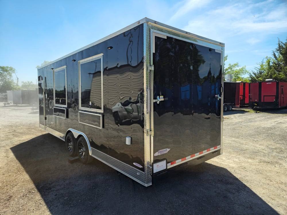 8.5' X 24' Black Stage and Marketing Show Trailer - SLE Equipment - 6