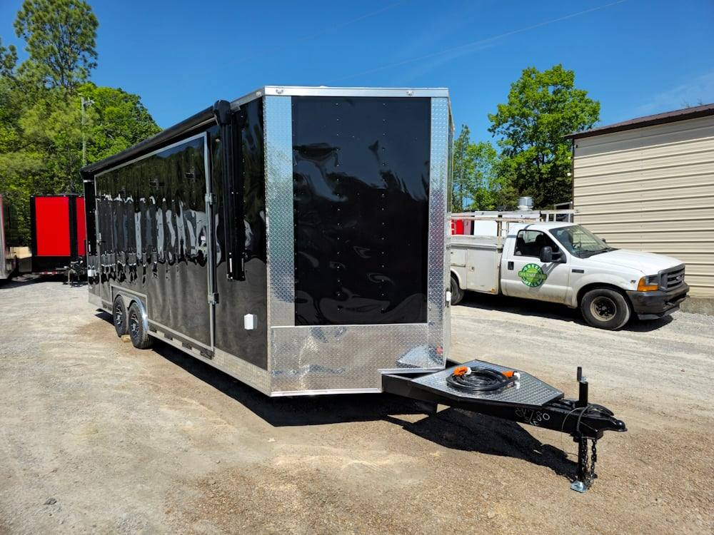8.5' X 24' Black Stage and Marketing Show Trailer - SLE Equipment - 10