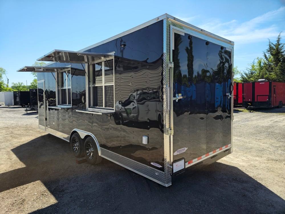 8.5' X 24' Black Stage and Marketing Show Trailer - SLE Equipment - 13