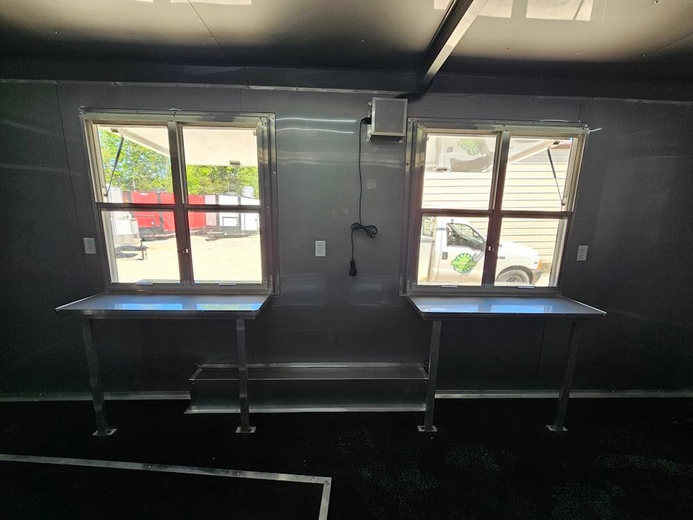 8.5' X 24' Black Stage and Marketing Show Trailer - SLE Equipment - 27