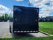 8.5x28 Black V - Nose Enclosed Trailer with Blackout Pkg (2) 7K Axles - SLE Equipment - 5