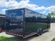 8.5x28 Black V - Nose Enclosed Trailer with Blackout Pkg (2) 7K Axles - SLE Equipment - 7