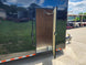 8.5x28 Black V - Nose Enclosed Trailer with Blackout Pkg (2) 7K Axles - SLE Equipment - 14