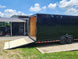 8.5x28 Black V - Nose Enclosed Trailer with Blackout Pkg (2) 7K Axles - SLE Equipment - 17