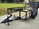 7' X 12' Straight Deck Utility Trailer 2ft Mesh Sides Double Axle 7K GVWR - SLE Equipment - 1