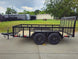 7' X 12' Straight Deck Utility Trailer 2ft Mesh Sides Double Axle 7K GVWR - SLE Equipment - 3