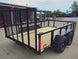 7' X 12' Straight Deck Utility Trailer 2ft Mesh Sides Double Axle 7K GVWR - SLE Equipment - 7