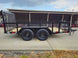 7' X 12' Straight Deck Utility Trailer 2ft Mesh Sides Double Axle 7K GVWR - SLE Equipment - 8