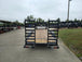 7x20 Gooseneck Equipment Trailer (2) 7K Axles Standup Ramps