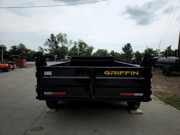 7x12 Hydraulic Dump Trailer with 2ft Sides (2) 6K Axles