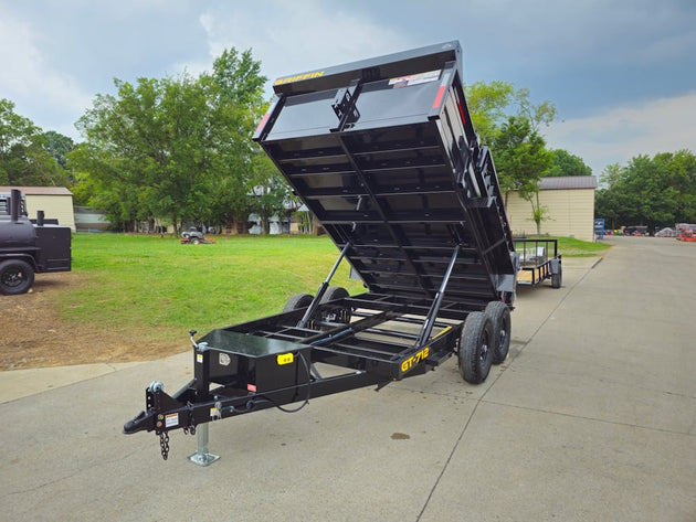 7x12 Hydraulic Dump Trailer with 2ft Sides (2) 6K Axles