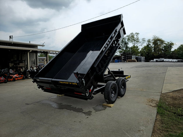 7x12 Hydraulic Dump Trailer with 2ft Sides (2) 6K Axles