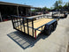 6'4" x 14 Utility Trailer Powder Coated Dovetail (2) 3500 Axles 7k GVWR - SLE Equipment - 9