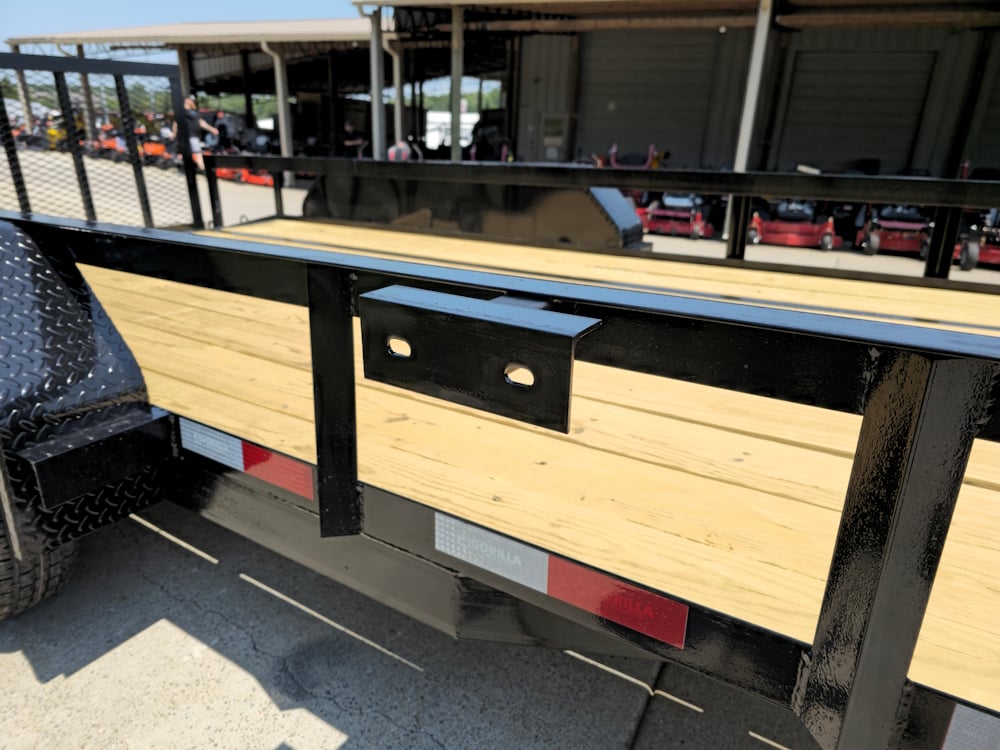 6.4x14 Dovetail Utility Trailer (2) 3500 Axles