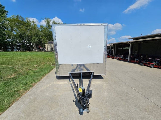Enclosed Trailer White 8.5' X 24' Custom (2) 5,200lbs - SLE Equipment - 5