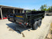 7x14 Telescopic Dump Trailer with 2ft Sides (2) 7K Axles