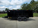 7x14 Telescopic Dump Trailer with 4ft Sides (2) 7K Axles