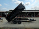 7x14 Telescopic Dump Trailer with 4ft Sides (2) 7K Axles