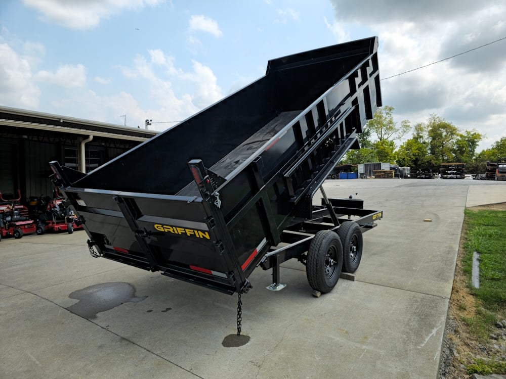 7x16 Hydraulic Dump Trailer with 3ft Sides (2) 7K Axles