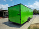 8.5x24 Neon Green Enclosed Trailer with Blackout Trim (2) 5200lb Axles - SLE Equipment - 7