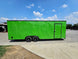 8.5x24 Neon Green Enclosed Trailer with Blackout Trim (2) 5200lb Axles - SLE Equipment - 5
