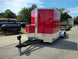 Enclosed Trailer 7' X 20' Red Hybrid Trailer Landscaping Equipment etc.. - SLE Equipment - 3