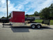 Enclosed Trailer 7' X 20' Red Hybrid Trailer Landscaping Equipment etc.. - SLE Equipment - 4