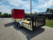 Enclosed Trailer 7' X 20' Red Hybrid Trailer Landscaping Equipment etc.. - SLE Equipment - 6