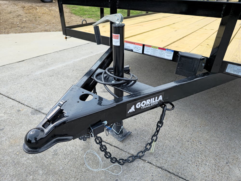 7x20 Dovetail Utility Trailer (2) 3500lb Axles