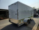 7' X 16' White Vnose Enclosed Trailer (2) 3,500lb Axles 7ft With Splash Guards - SLE Equipment - 4