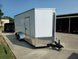 7' X 16' White Vnose Enclosed Trailer (2) 3,500lb Axles 7ft With Splash Guards - SLE Equipment - 10