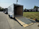 7' X 16' White Vnose Enclosed Trailer (2) 3,500lb Axles 7ft With Splash Guards - SLE Equipment - 15