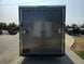 7x16 Charcoal V - Nose Enclosed Storage Trailer (2) 3,500lb Axles - SLE Equipment - 6