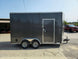 7' x 14' Charcoal Gray Enclosed Trailer 8ft Interior - SLE Equipment - 9