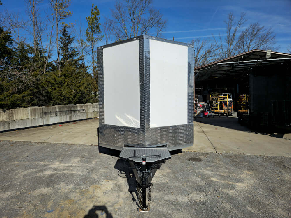 8.5' X 24' White Stage & Event Marketing Concession Trailer - SLE Equipment - 2