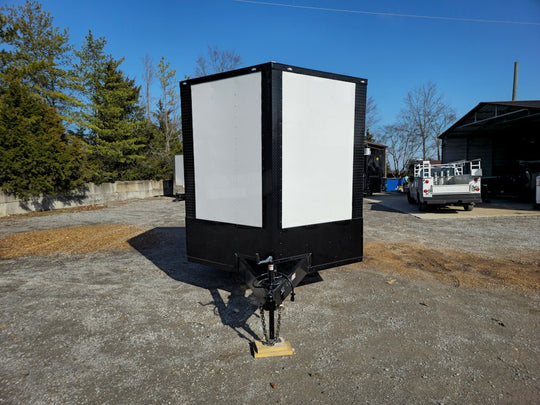 8.5' X 20' White With Blackout Hybrid Trailer (2) 7,000lb Axles - SLE Equipment - 2