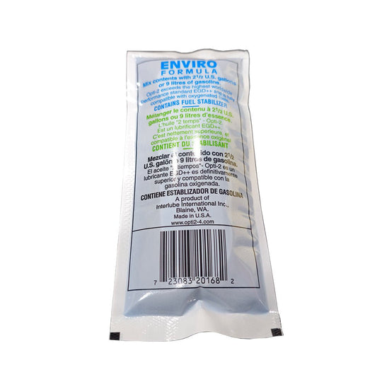 Opti - 2 2 Cycle Engine Lubricant 2.5 Gal Mix 20056 Single Pouch - SLE Equipment - 2