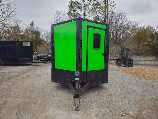 8.5' X 26' Lime Green Arcade Gaming Concession Trailer - SLE Equipment - 2