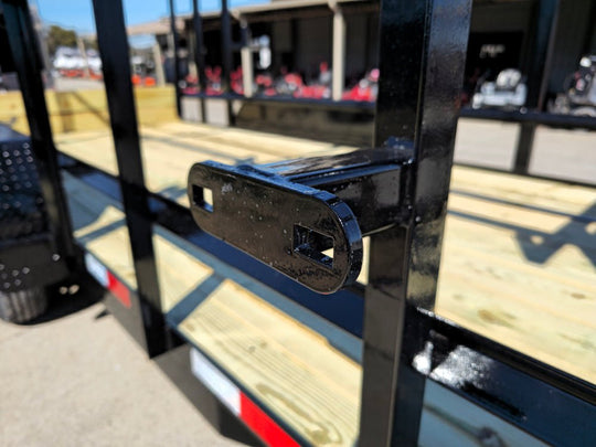 6.4x16 Straight Deck Tandem Utility Trailer 4.5ft Ladder Racks - SLE Equipment - 13