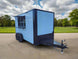 7' X 14' White W/ Blackout Concession Trailer Event Catering